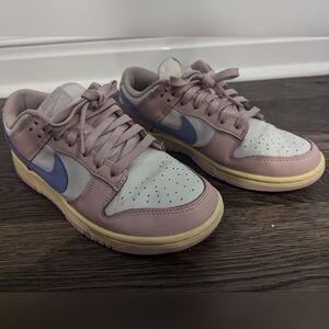Nike Dunk low - pink oxford size 8 womens